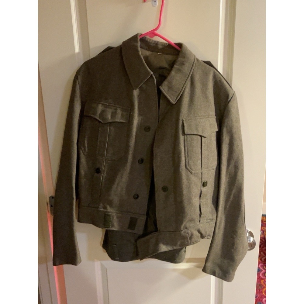 1960 Vintage West German Wool Field Uniform Jacket Pants Bundeswehr Filzlaus